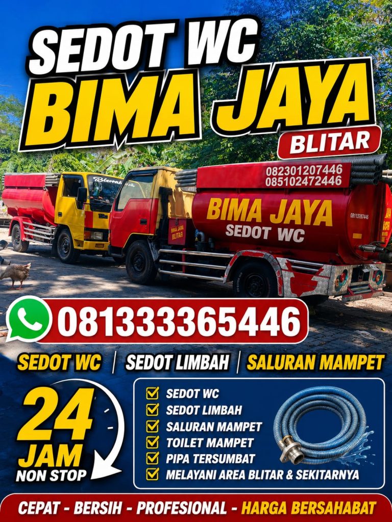 jasa Sedot WC Kanigoro Blitar