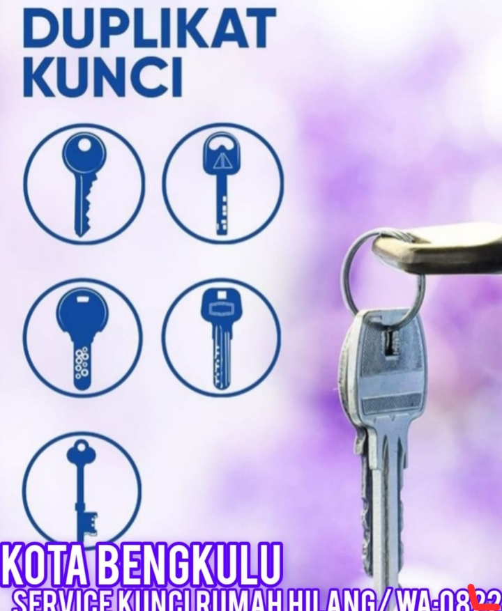 ahli duplikat kunci bengkulu panggilan